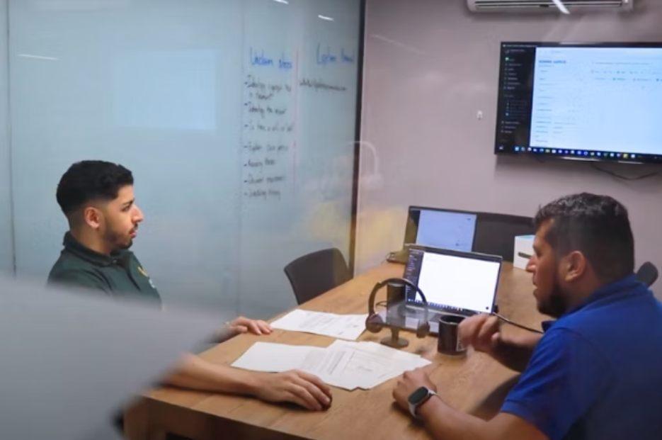 Lifetime Financial staff working together in the office